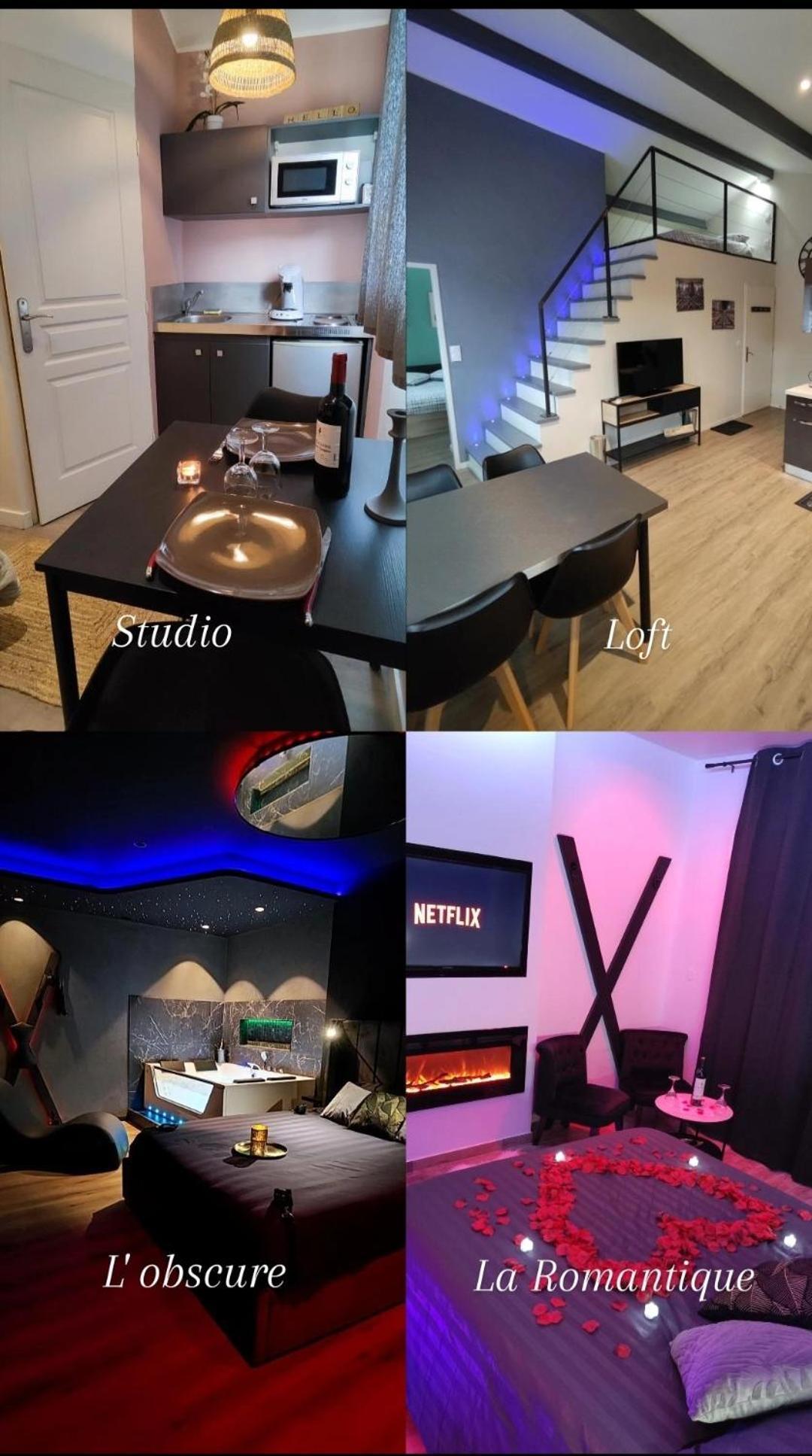 Loft, Studio And Love Rooms Bourg-Saint-Christophe Bagian luar foto